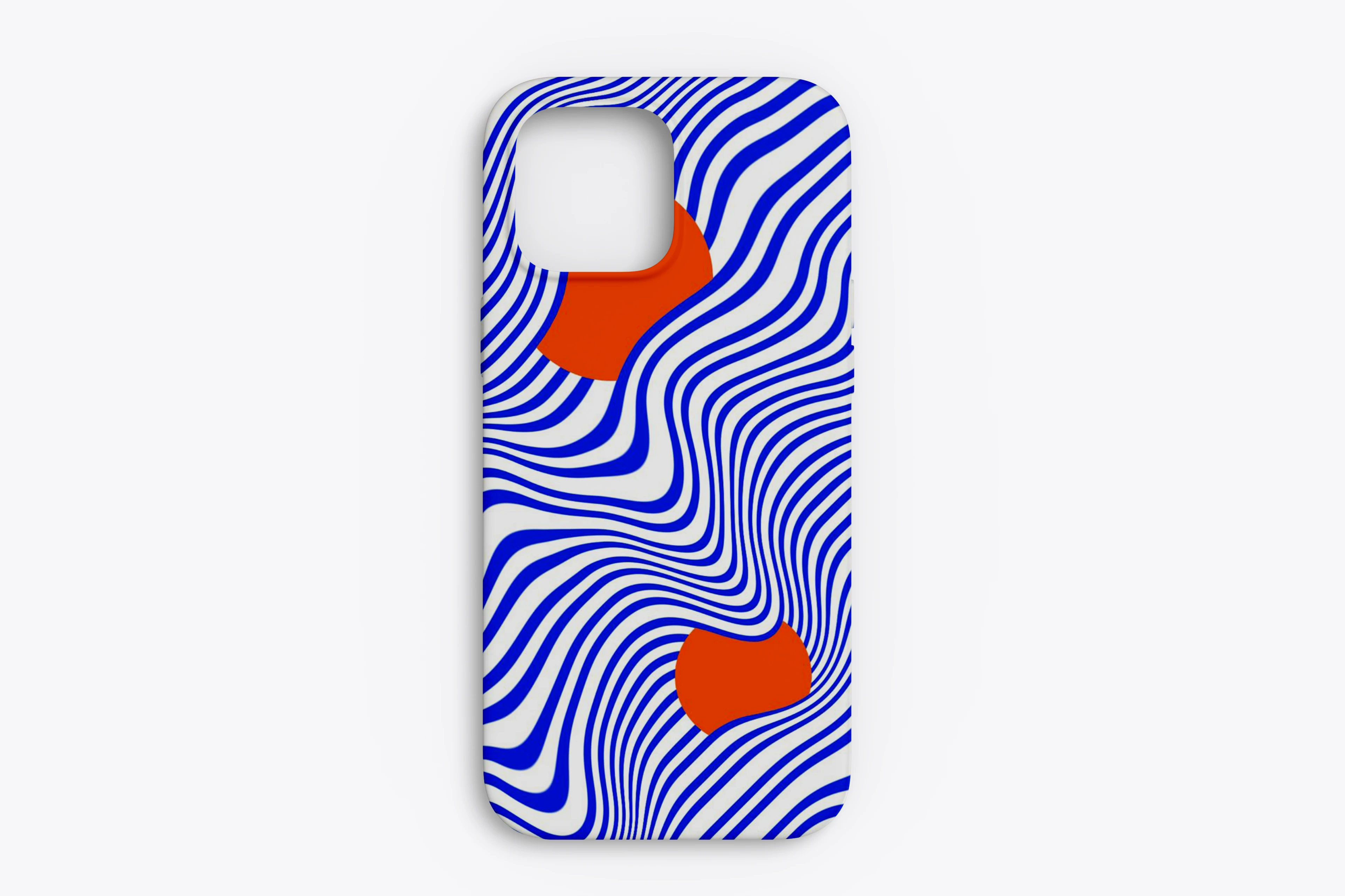 BLUE DESİGN RETRO CASE