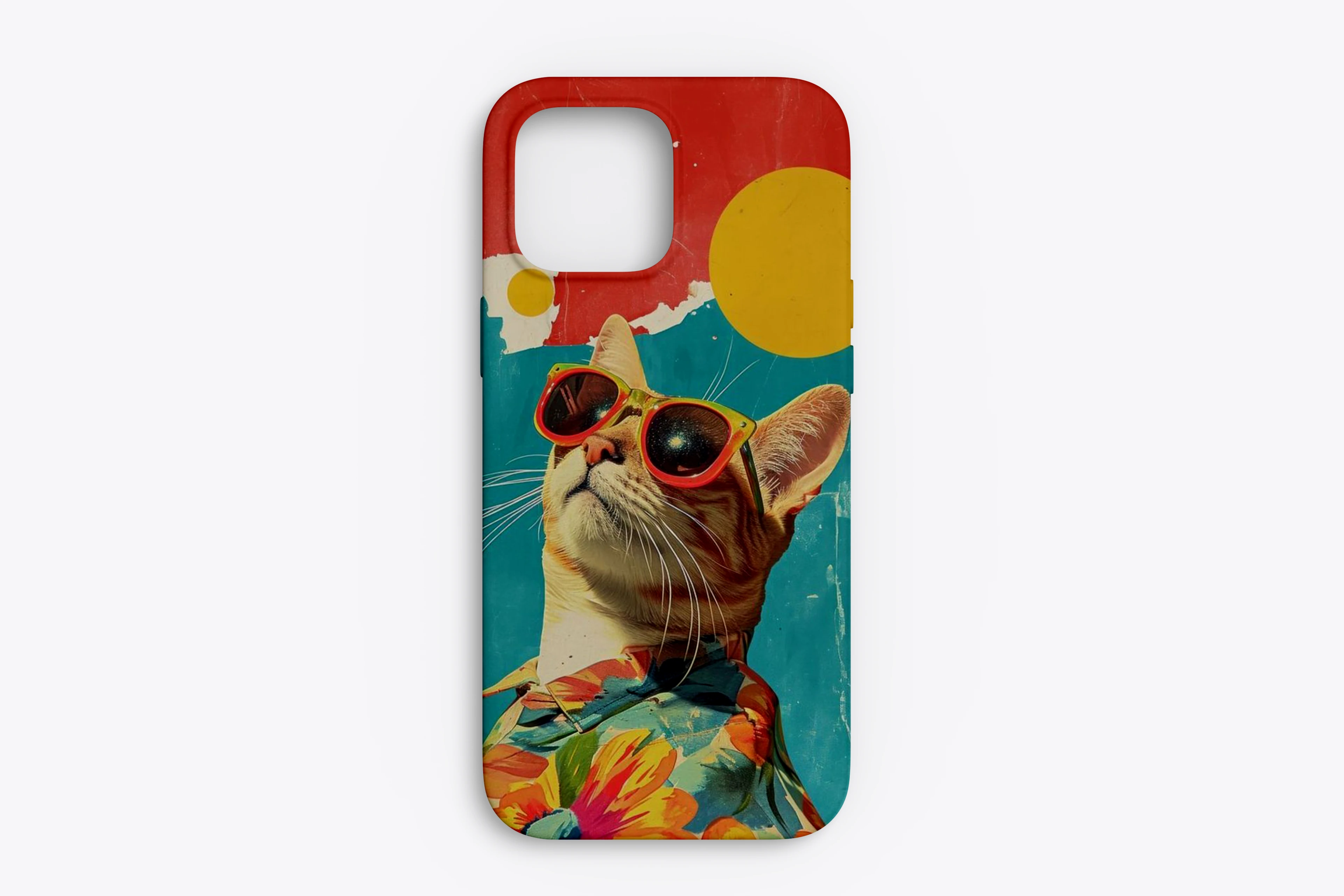 RETRO CAT DESİGN CASE