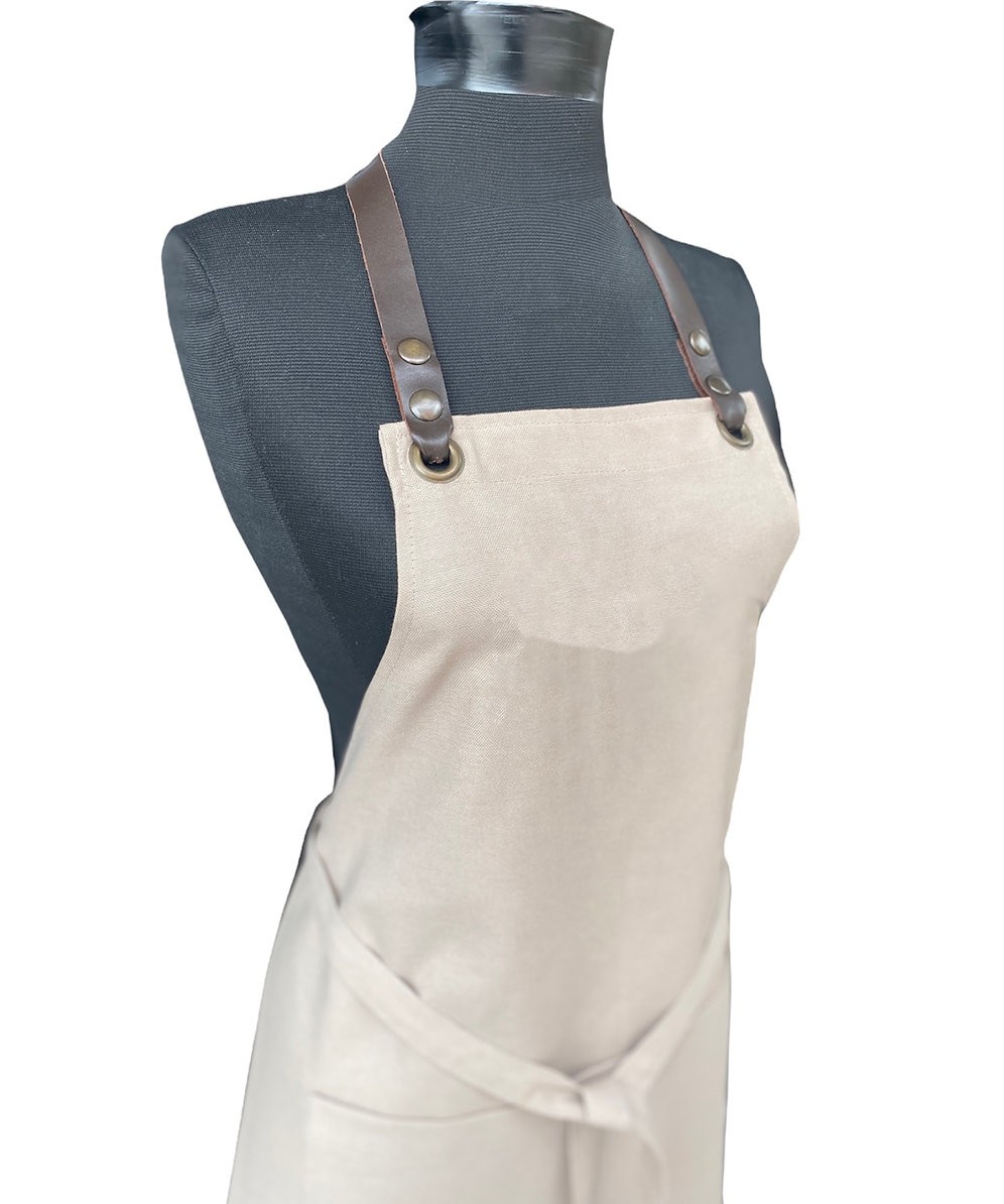 DN-03 Leather detail Design Apron
