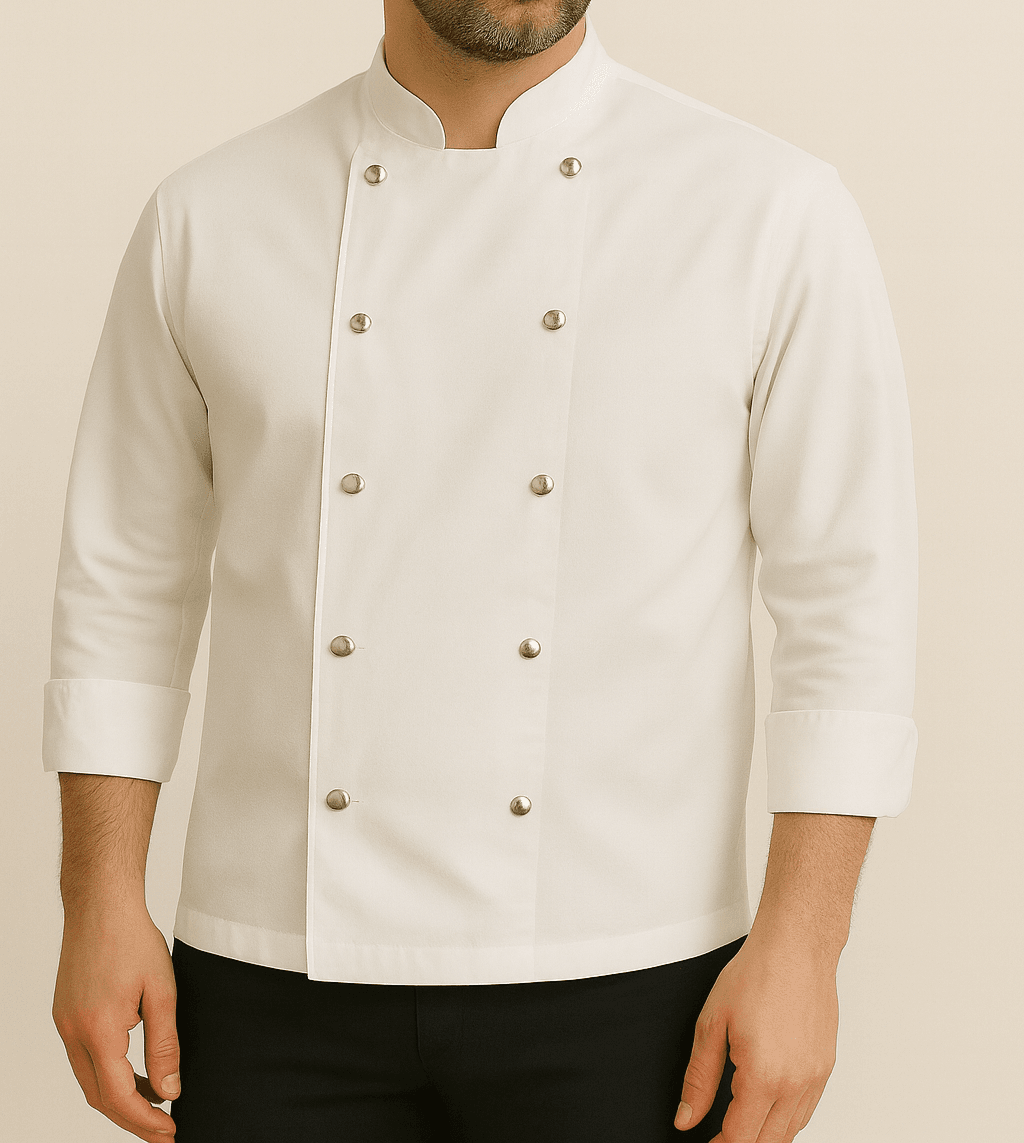 S-1 White Chef Jacket