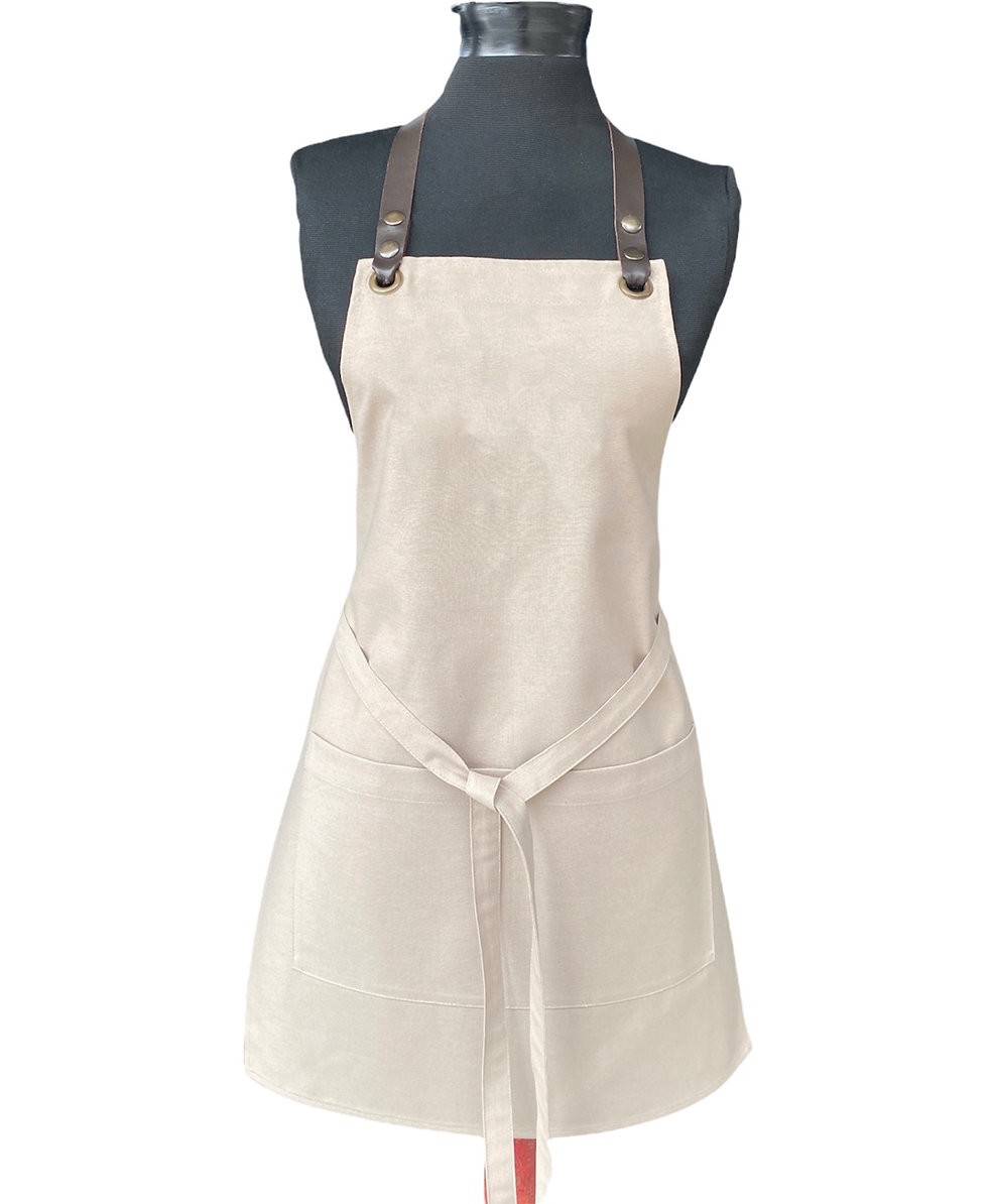 DN-03 Leather detail Design Apron