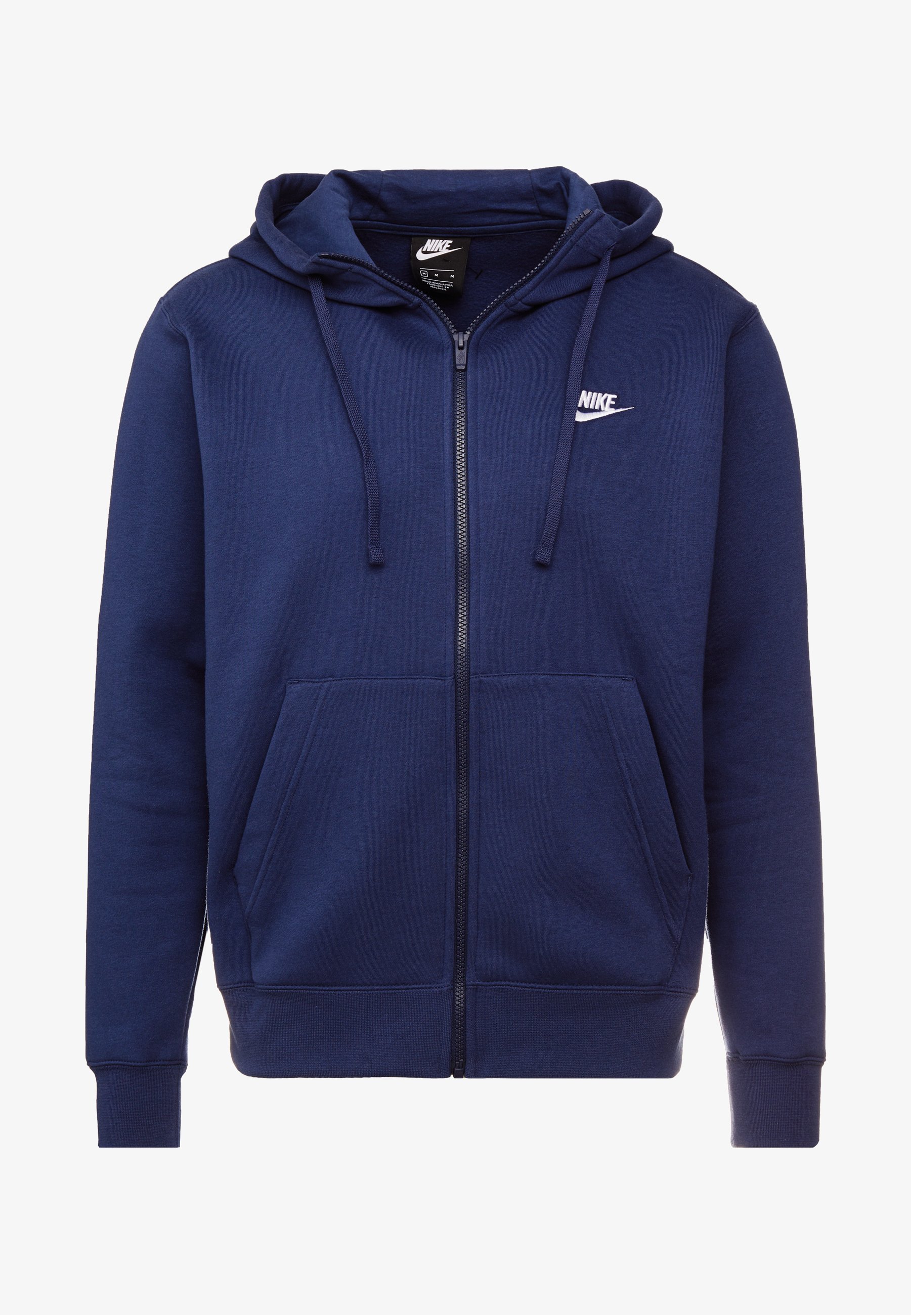 Nike Club Fleece Original Full Zip Hoodie Lacivert Şardonlu