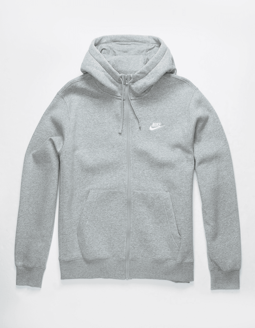 Nike Club Fleece Original Full Zip Hoodie  - Gri