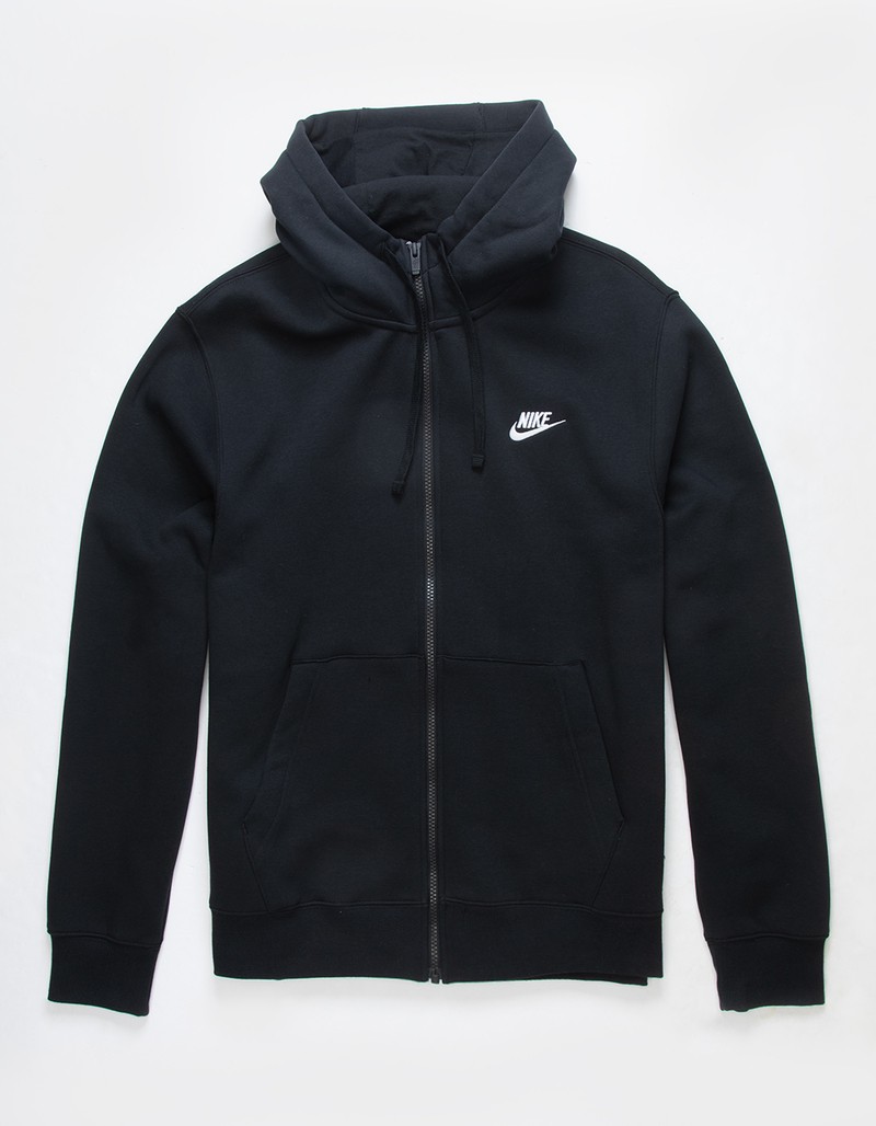 Nike Club Fleece Original Full Zip Hoodie  - Siyah