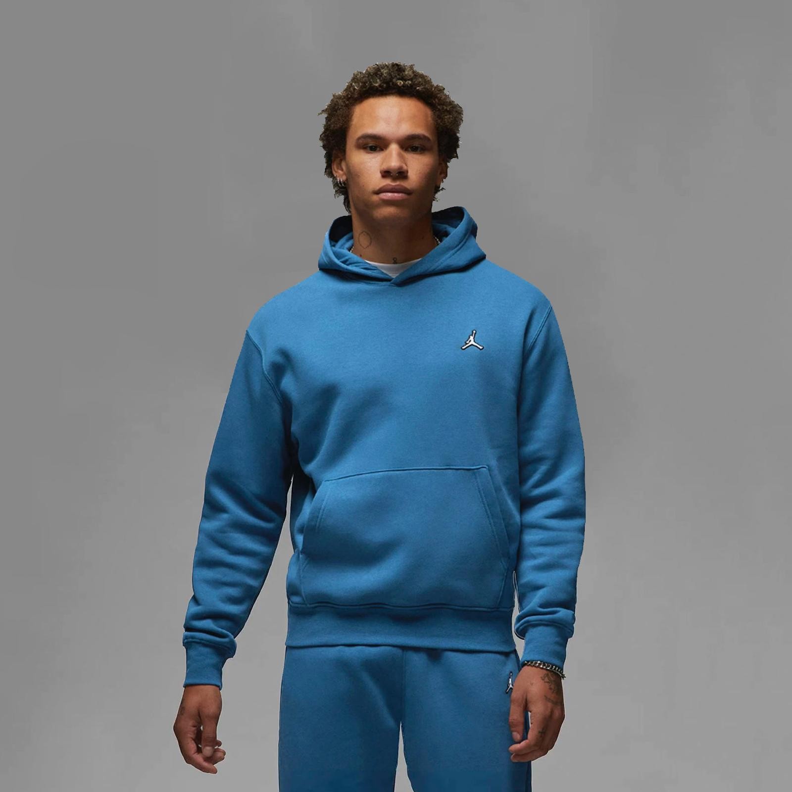 Jordan Brooklyn Fleece Original Hoodie - Mavi