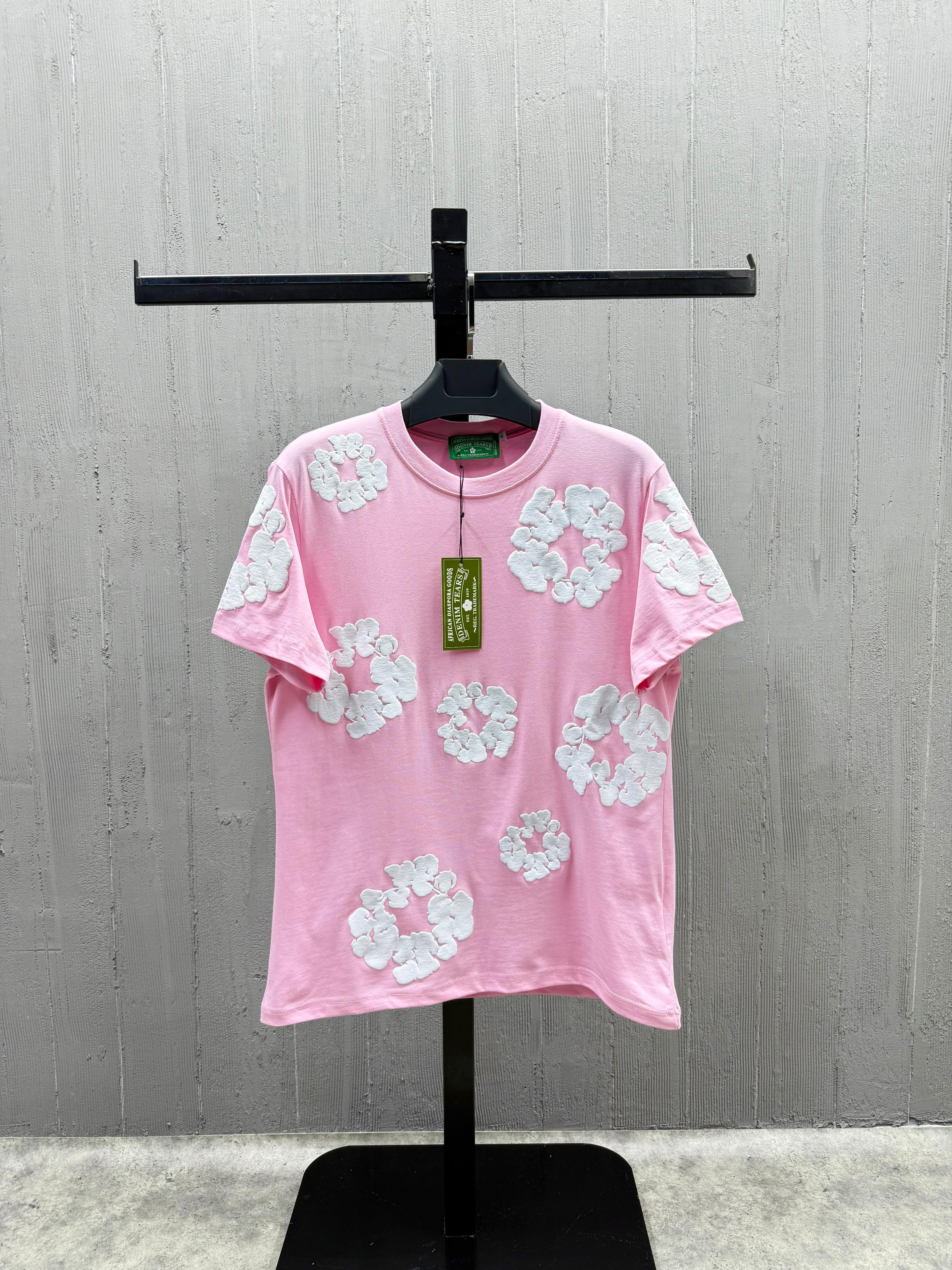 Denim Tears Tişört - Pink