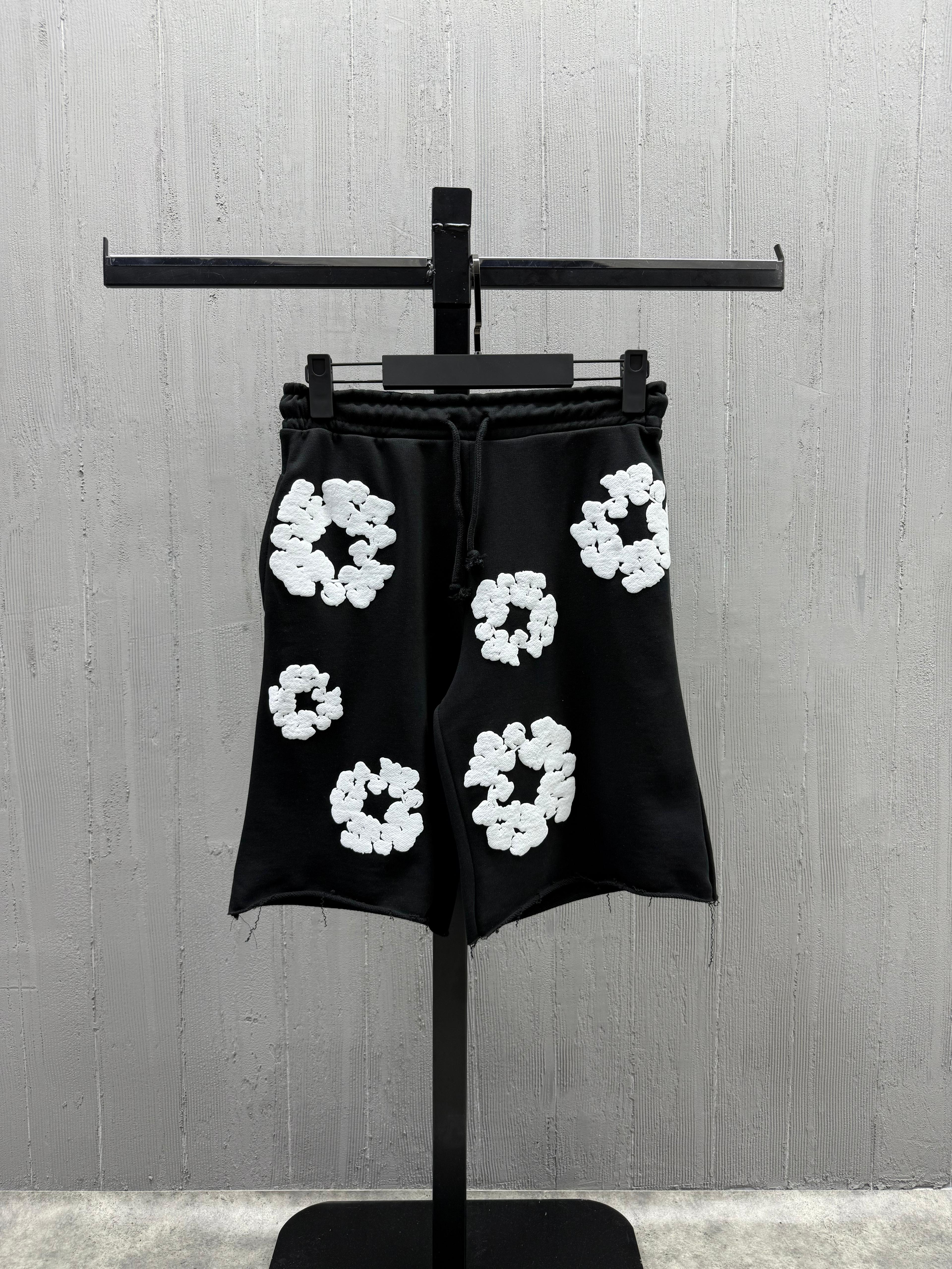 Denim Tears Şort - Black / White