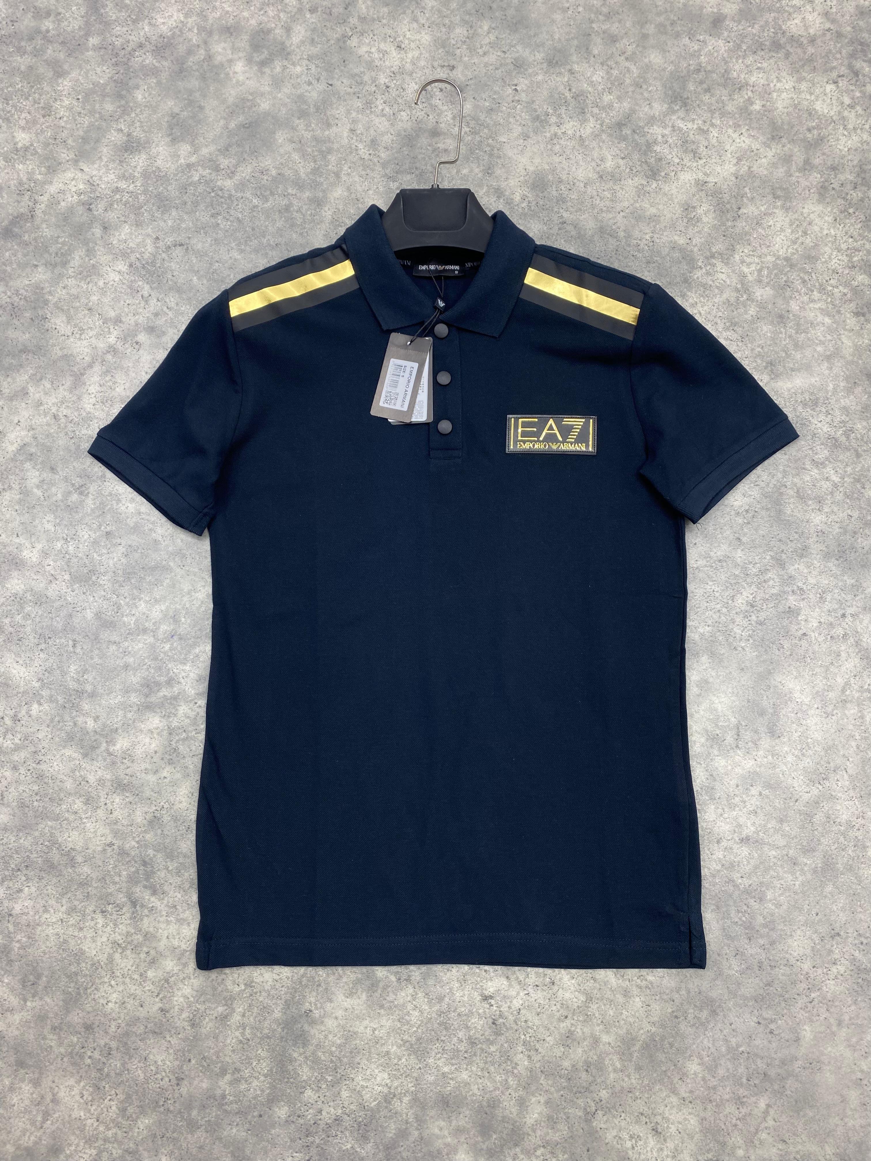 Emporio Armani Polo Yaka Tişört 1081 - Lacivert