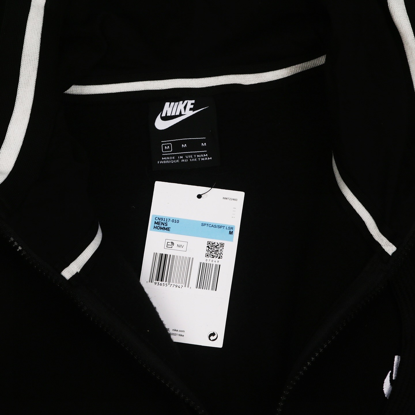 Nike Orijinal Air Fleece Full Zip Hoodie