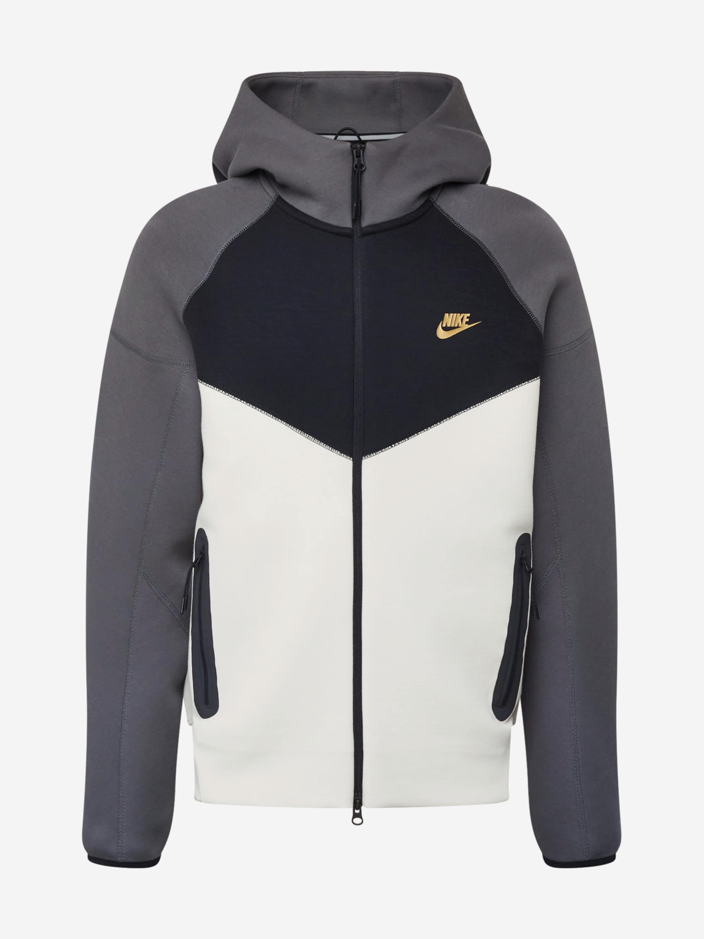 Tech Fleece Windrunner Hoodie - Light Orewood Brown/Iron Grey/Black/Metallic Gold