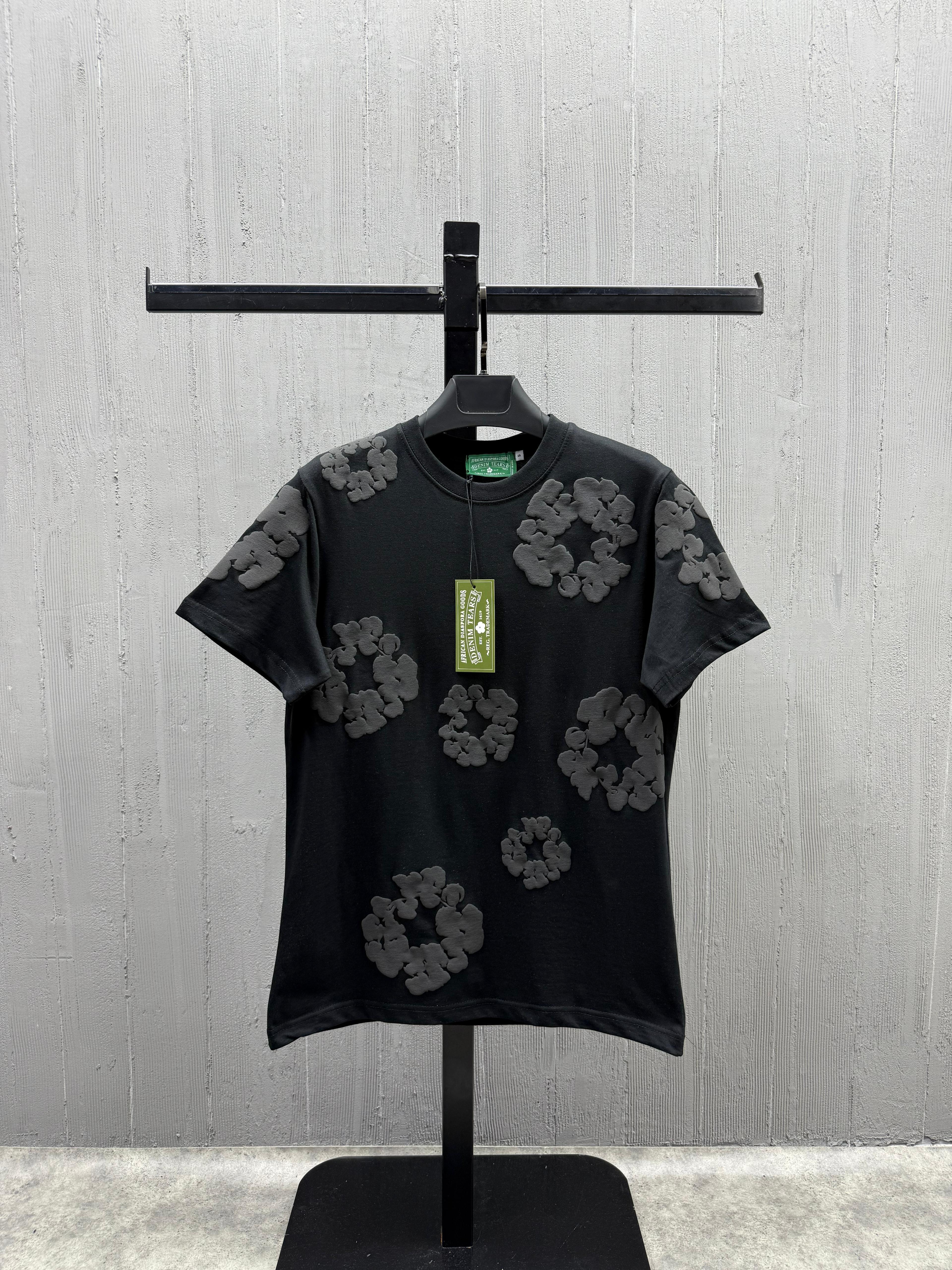 Denim Tears Tişört - Black / Black