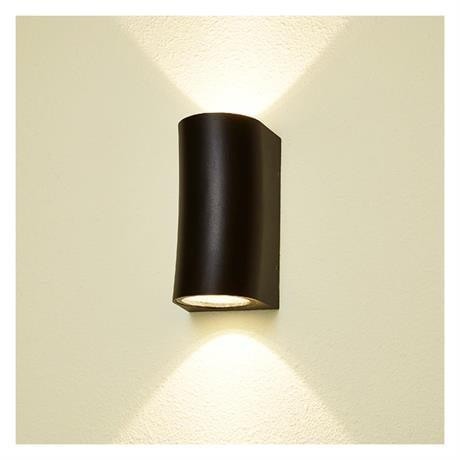 ÇİFT YÖN VENEDİK 2*GU10 DUYLU ANTRASİT GÖVDE ARMATÜR IP54 RDS-2006-A