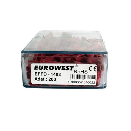 Eurowest 0,50-1,50mm Tam İzoleli Dişi Faston Kablo Ucu