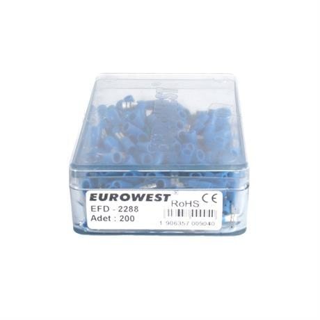 Eurowest 1,50-2,50mm Dişi Faston Tip İzoleli Kablo Ucu