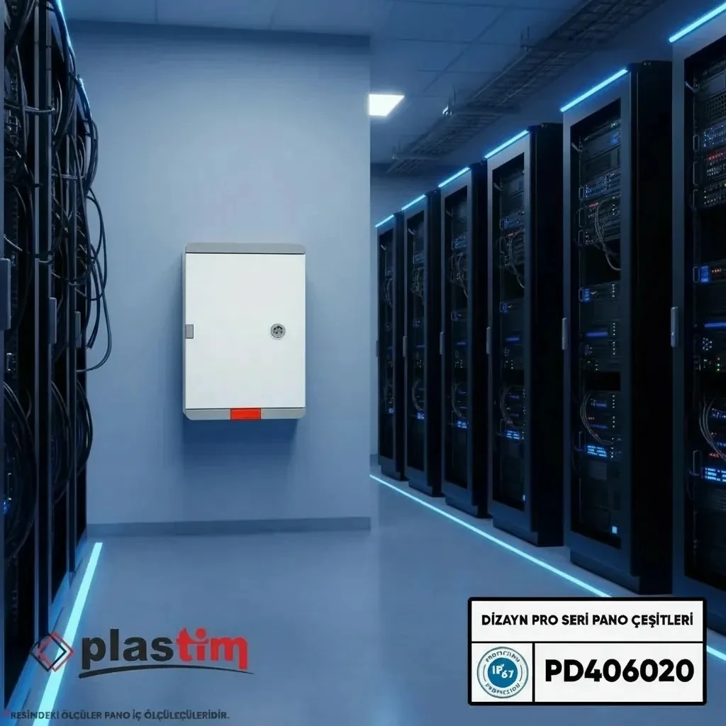 Plastim Pano 40x60x20 cm Opak Kapaklı Dizayn Pro Serisi IP67