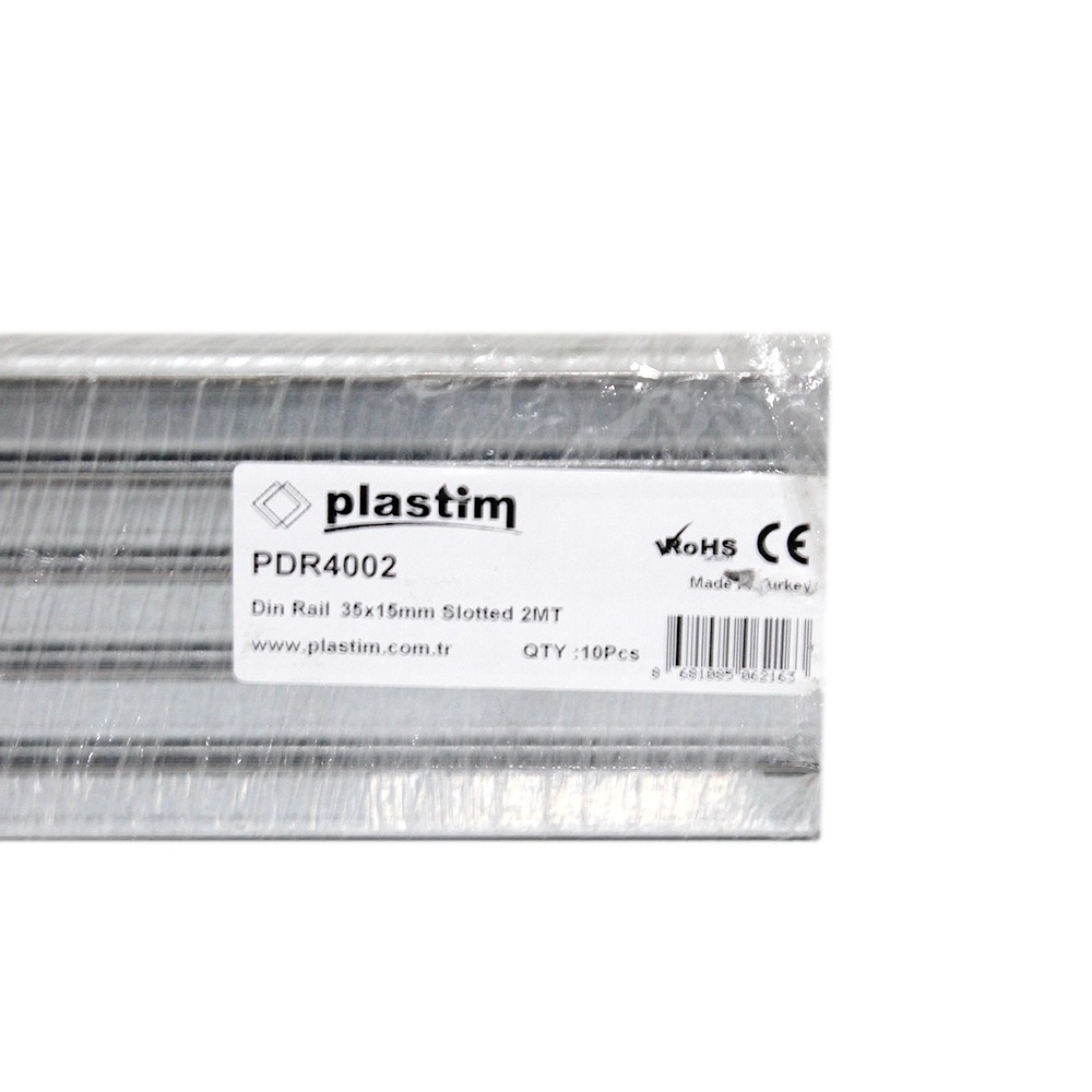 PLASTİM 35x15MM 2MT DELİKLİ OTOMAT RAYI