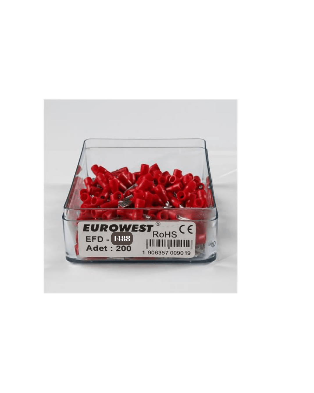 Eurowest 0,50-1,50mm Dişi Faston Tip İzoleli Kablo Ucu
