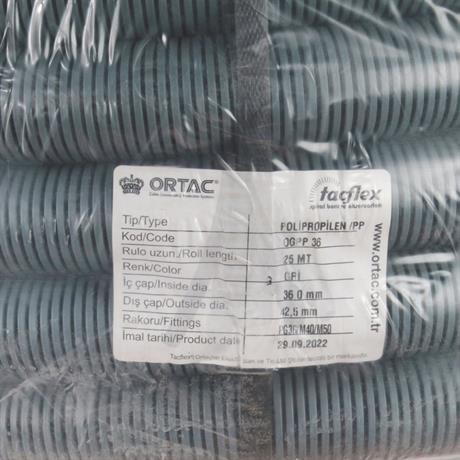 Ortaç Pg-36 Gri Polıpropılen Spiral | OGPP-36