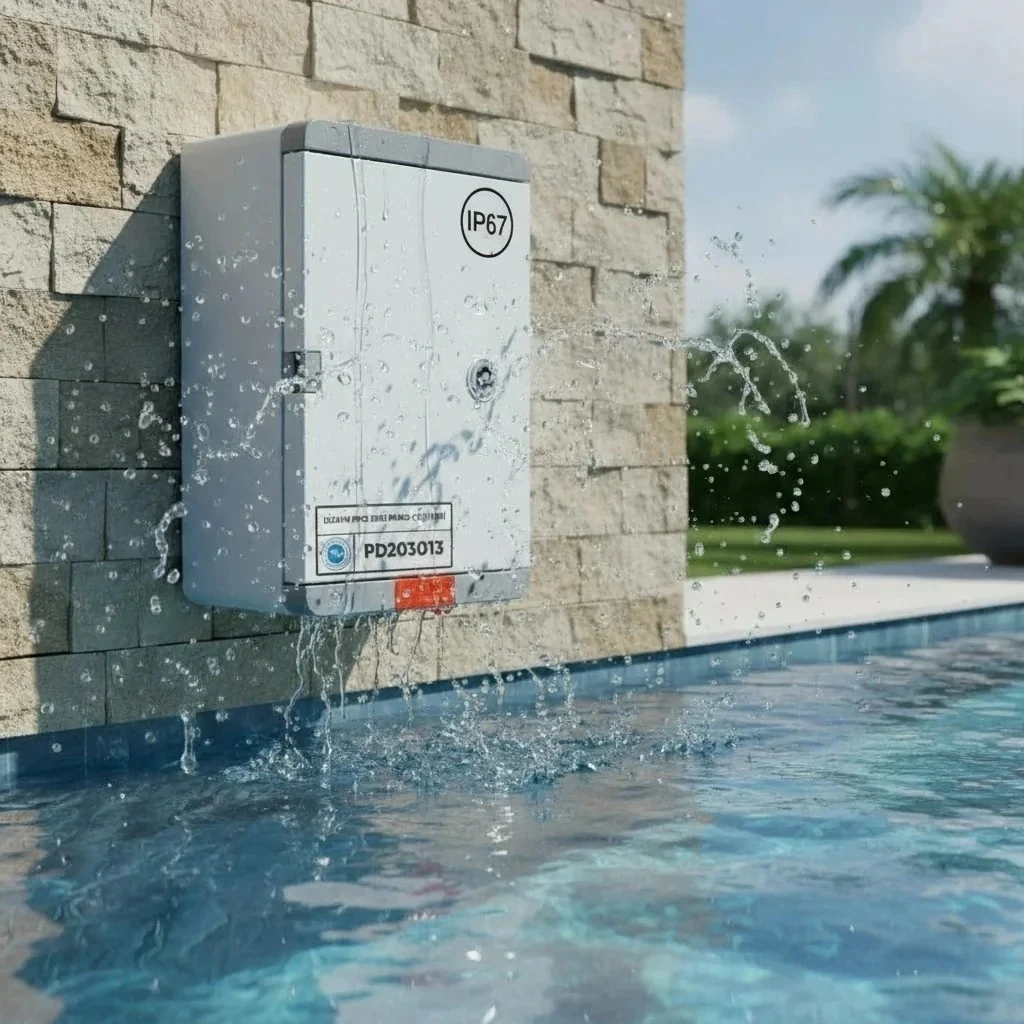 Plastim Pano 20x30x13cm Opak Kapaklı Dizayn Pro Seri Ip67