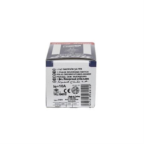 OPAŞ 1x10A 1-0-1 ENVERSÖR KİLİTLİ ŞALTER