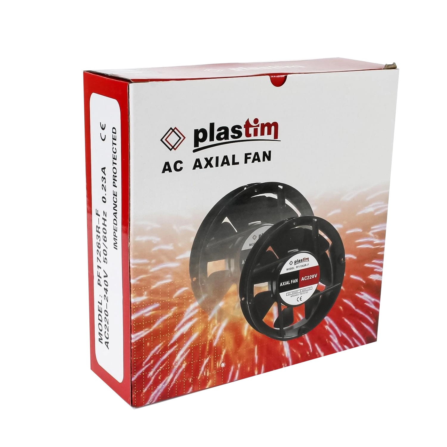 PLASTİM 172X163X51mm 220V AC RULMANLI AKSİYEL FAN