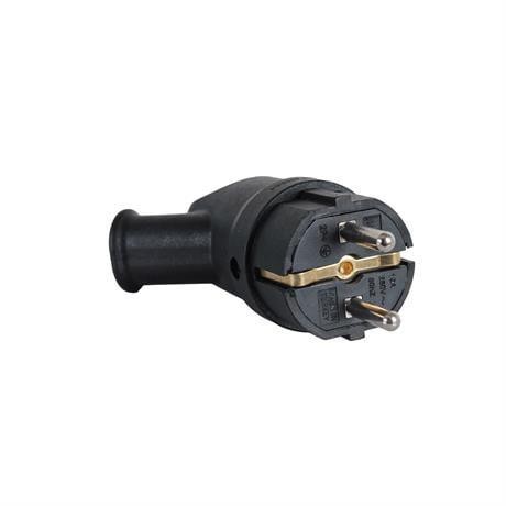 BYES 1/16A 220V KAUÇUK KULPLU EĞİK FİŞ IP44