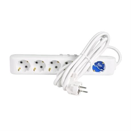VİKO MULTİ-LET 6 LI PRİZ TOPRAKLI KABLOLU Ç.K. 5 MT