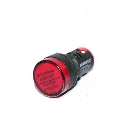 EUROWEST LED SİNYAL 22MM 24V KIRMIZI