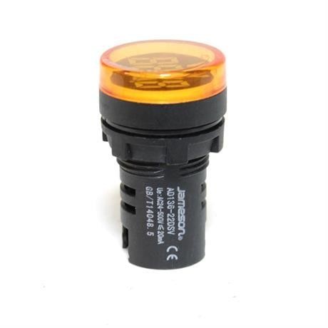 JAMESON 22mm 24-550V LEDLİ VOLTMETRE SARI