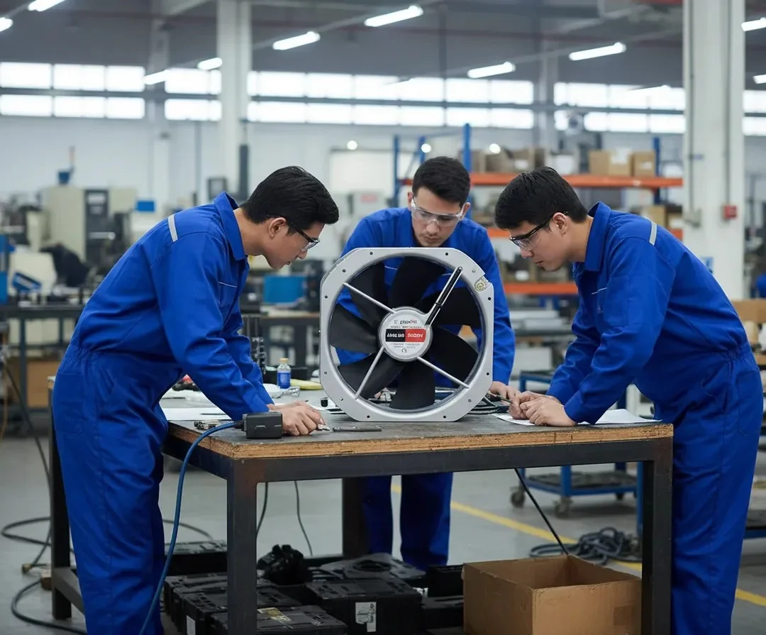 PLASTİM 280x280x80mm 220V AC Rulmanlı Aksiyel Fan - 1980 m³/h 2025