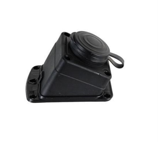 BYES 1/16A 220V KAUÇUK EĞİK TEKLİ DUVAR PRİZİ IP44