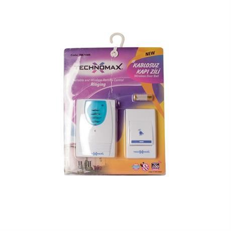 Technomax Kablosuz Kapı Zili TM-1005