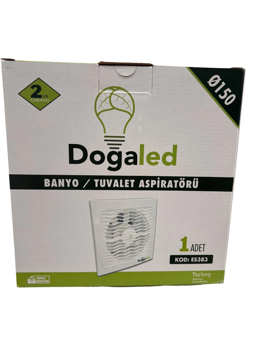 DOĞALED 150'lik Banyo Aspiratörü 25W 2025