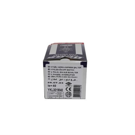 Opaş 3x40a 0-1 Aç-Kapa Mini Tip Kilitli Pako Şalter