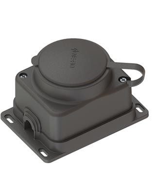 NE-AD 1X16A KAUÇUK DUVAR PRİZ
