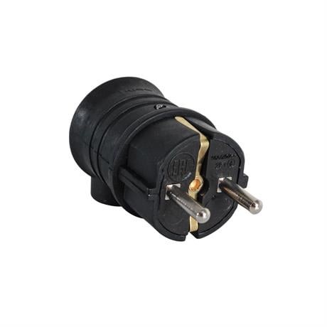 BYES 1/16A 220V KAUÇUK EĞİK FİŞ IP44