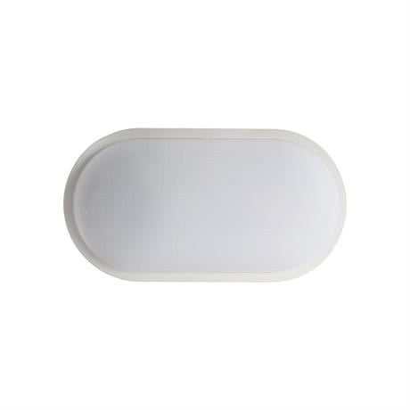 BYES OVAL BEYAZ SIVA ÜSTÜ NEMLİYER LED AYDINLATMA IP65 20W