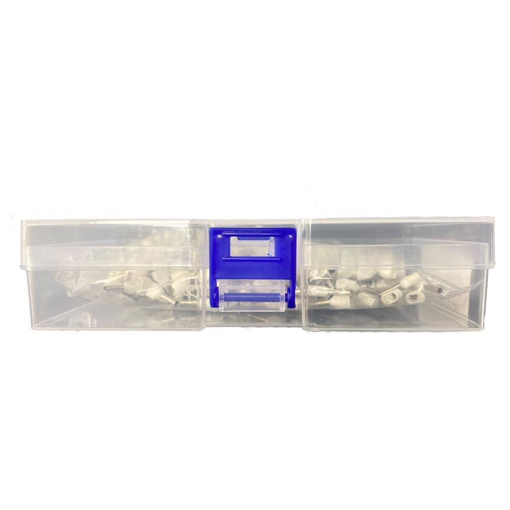 TÜGEN 2X0,75mm2 ÇİFT GİRİŞLİ İZOLELİ YÜKSÜK BEYAZ