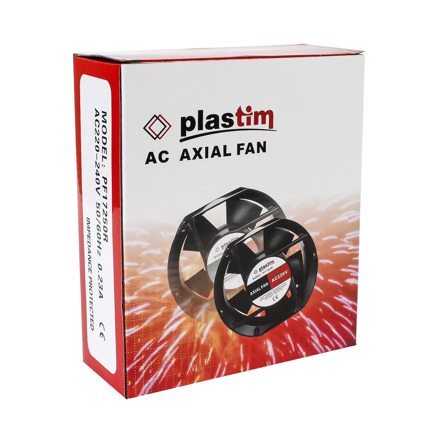 Plastim 172x150x50mm 220V AC Rulmanlı Aksiyel Fan