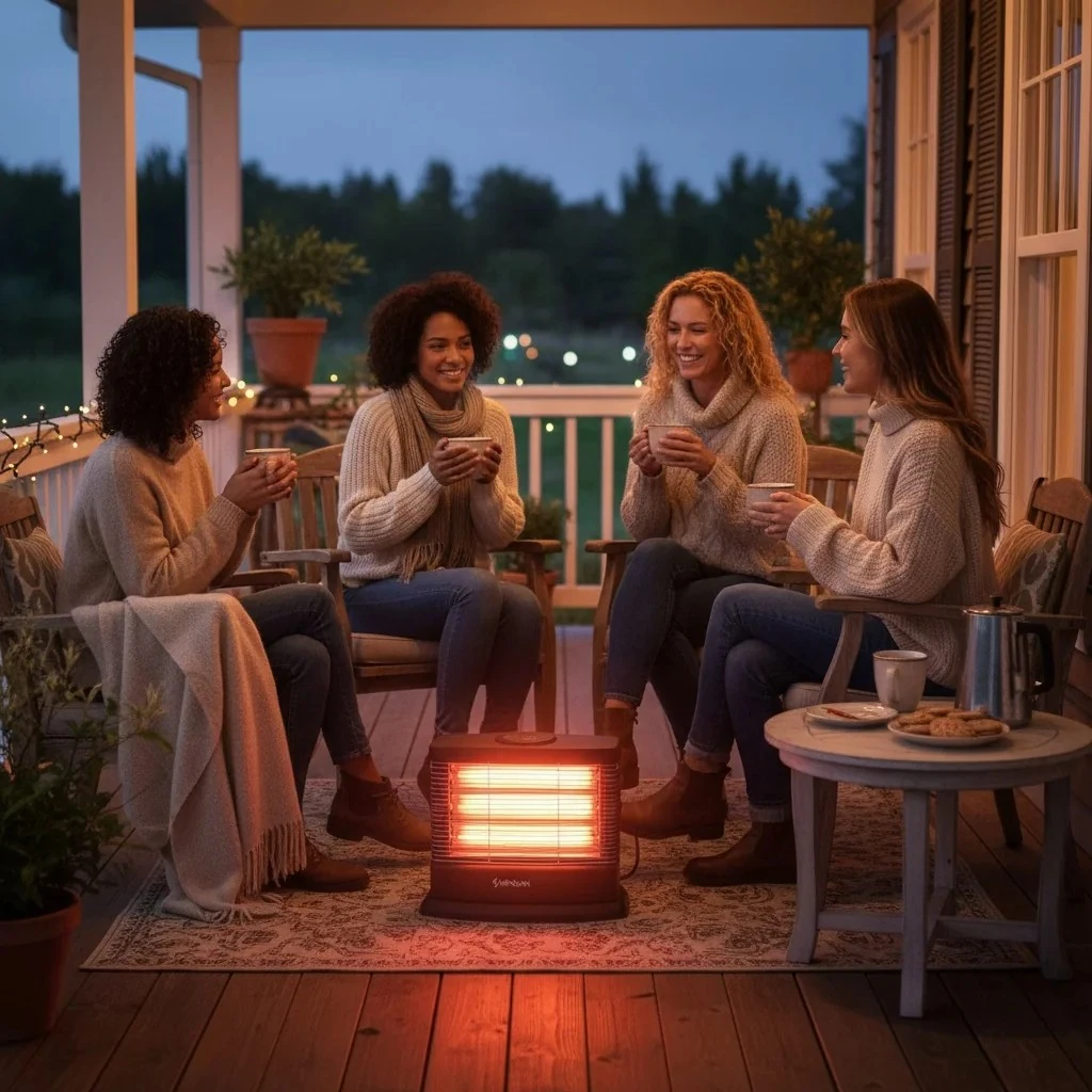 Minisan Midi 2100W 3 Kademeli Dikey Isıtıcı