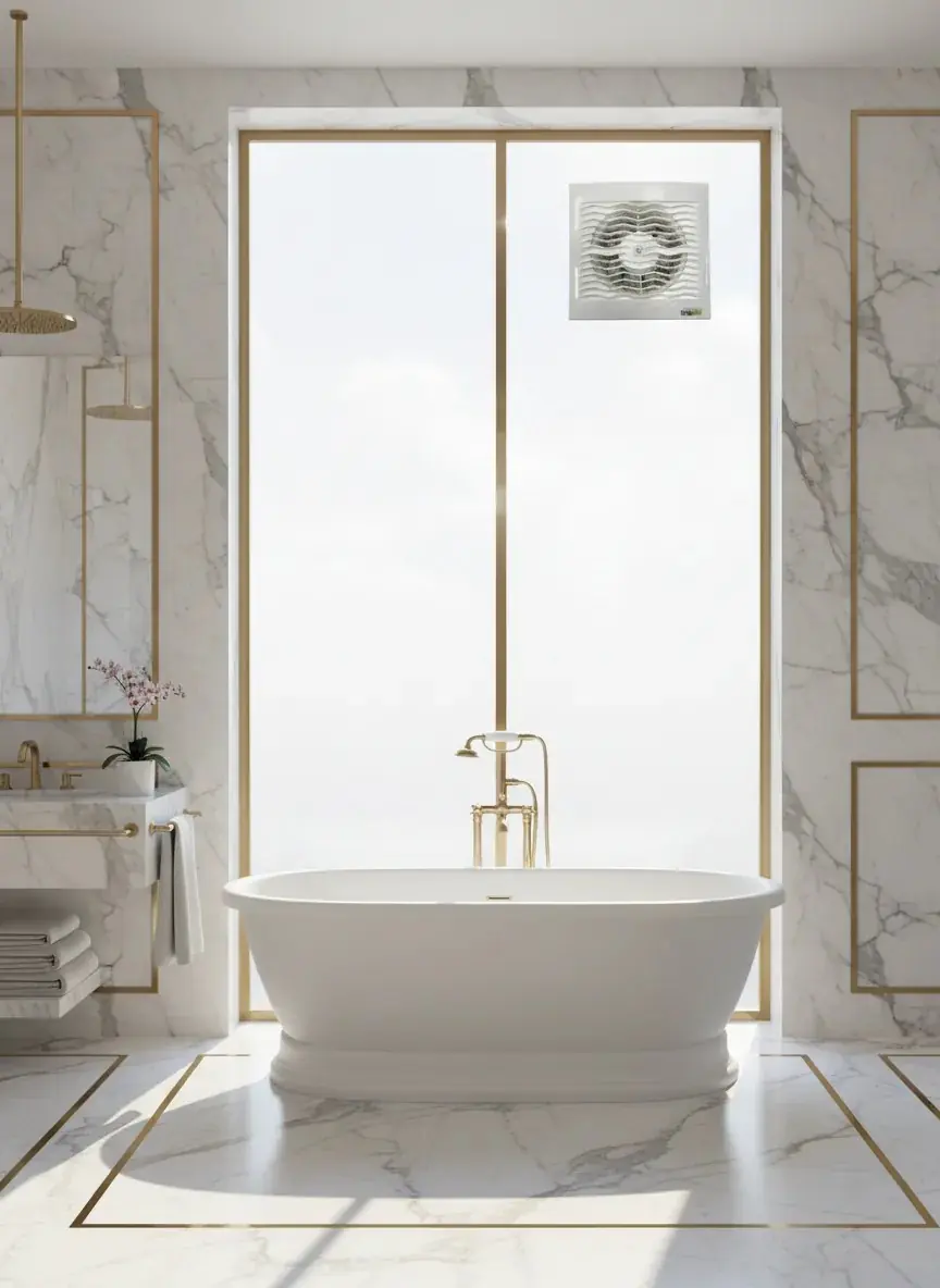 DOĞALED 120'lik Banyo ve Tuvalet Aspiratörü 20W - 180 m³/h 2025