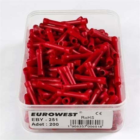 Eurowest 1,5mm Kırmızı İzoleli Ek Muf