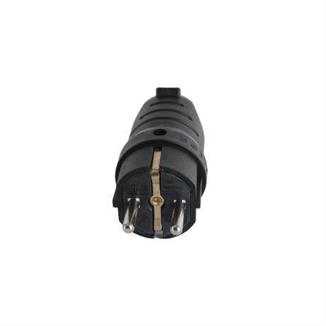 BYES 1/16A 220V KAUÇUK KULPLU EĞİK FİŞ IP44