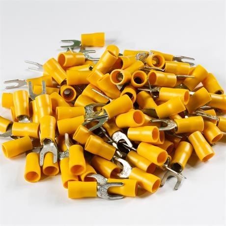 Eurowest 4,00-6,00mm M5 Çatal Tip İzoleli Kablo Ucu