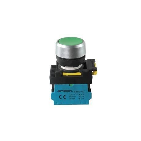 Jameson Yaylı Start Buton Yeşil 22mm 1NO