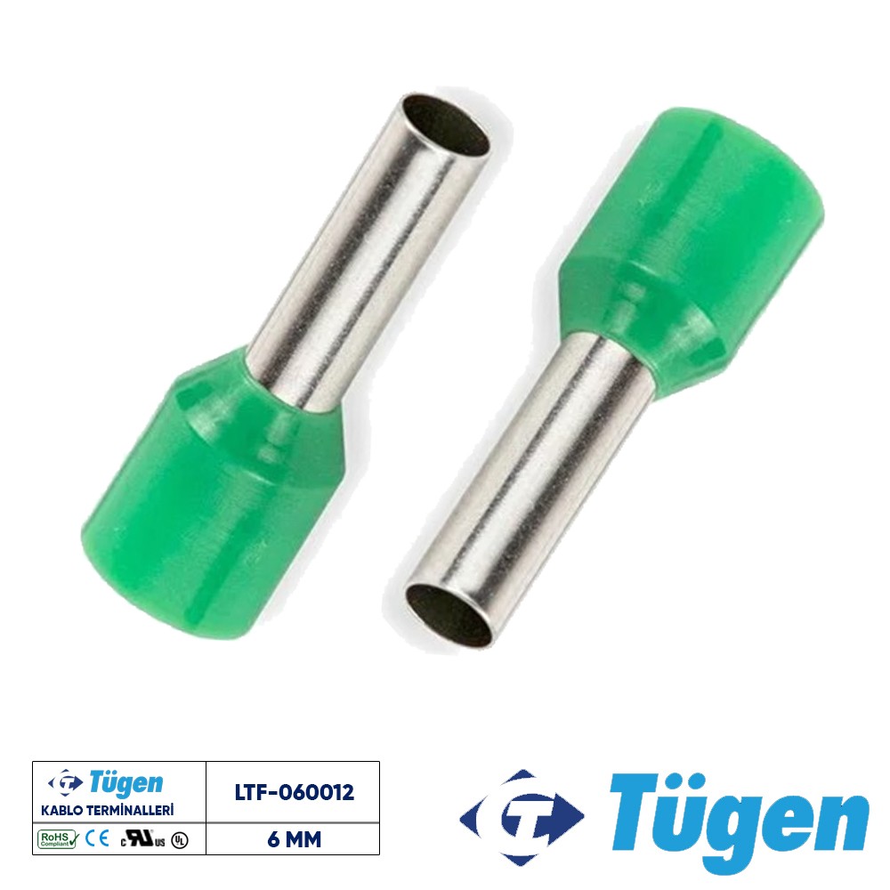 TÜGEN 6,00mm iZOLELİ YÜKSÜK YEŞİL