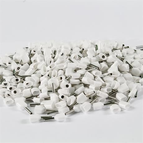 Eurowest 2x0,50mm Beyaz Çift Girişli İzoleli Yüksük