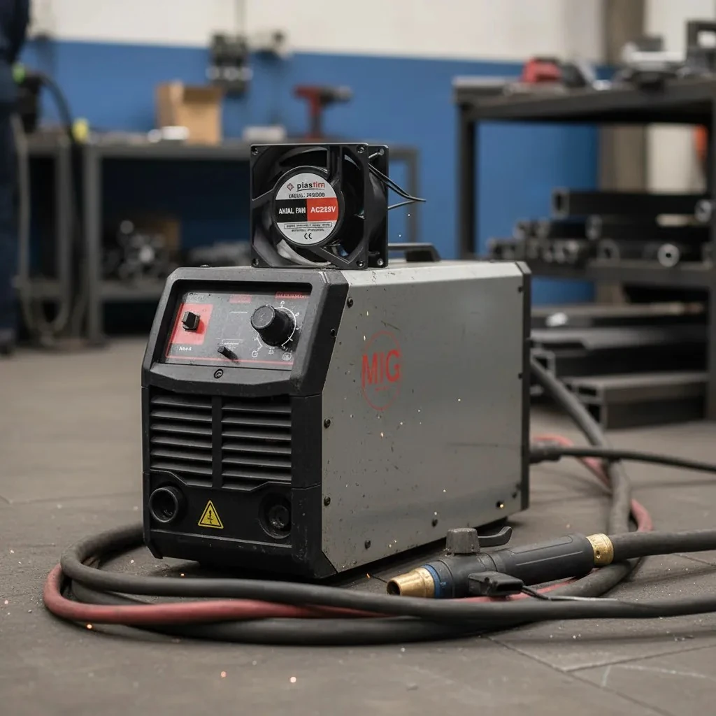 Plastim 80x80x38mm 220v Ac Bilezikli Aksiyel Fan