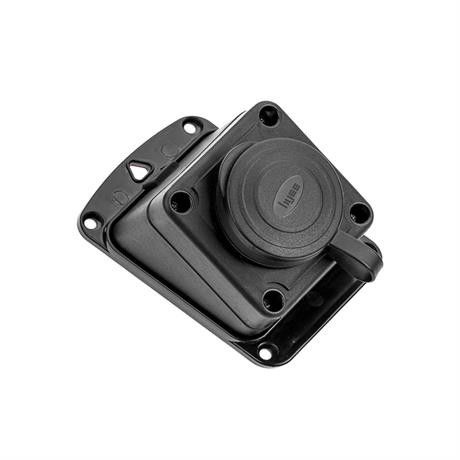BYES 1/16A 220V KAUÇUK EĞİK TEKLİ DUVAR PRİZİ IP44