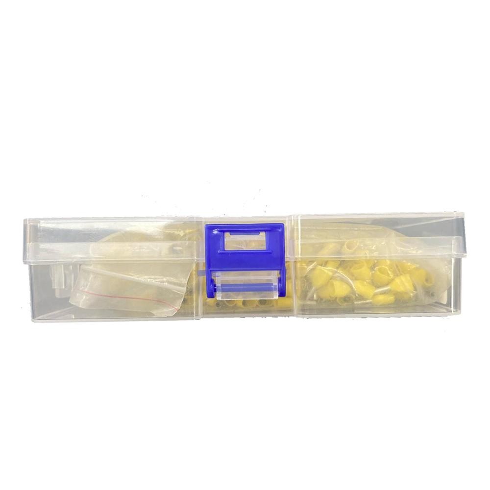 TÜGEN 2X1,00mm2 ÇİFT GİRİŞLİ İZOLELİ YÜKSÜK SARI